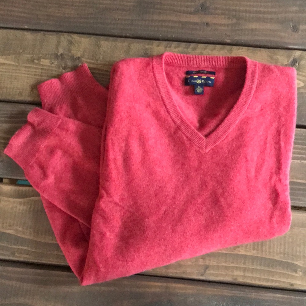 100 % Cashmere Club Room Sweater XL